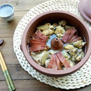 Vintage Chinese Stew Steamer Pot YUNNAN Qigue Cook Pot Yixing ZISHA 3QT